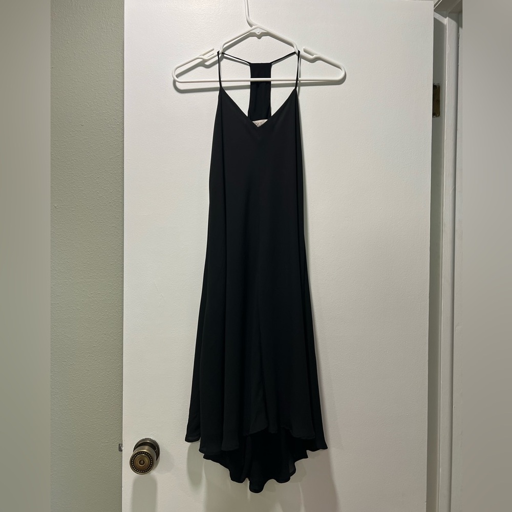 LOFT Black Halter Dress
